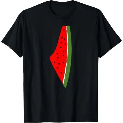Palestine Watermelon Map T-Shirt Made in USA Hoodie, Sweatshirt | HypeCrazeTee.com