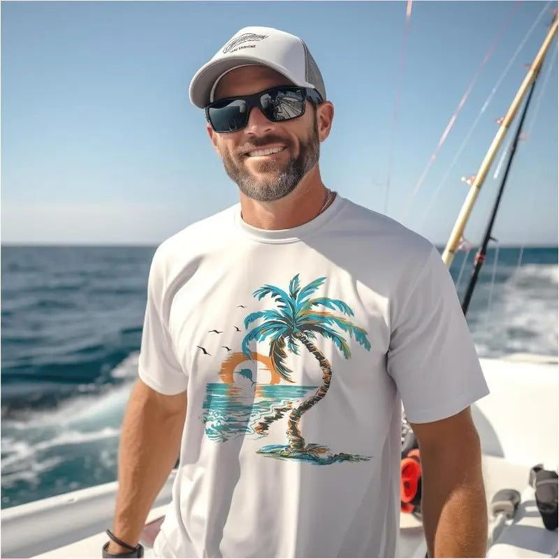 Palmyth Fishing Shirts for Men Short Sleeve T-Shirt Made in USA Hoodie, Sweatshirt | HypeCrazeTee.com