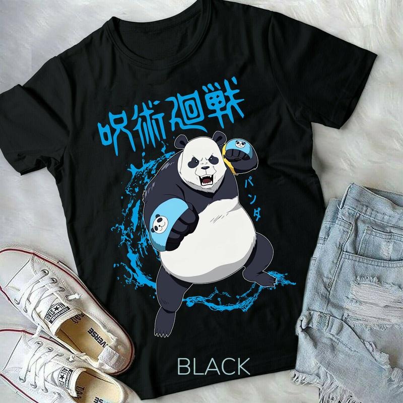 Panda Jujutsu Kaisen New Shirt,Otaku Shirt Gojou Sensei,Yuji Itadori S to 5XL Hoodie, Sweatshirt | HypeCrazeTee.com