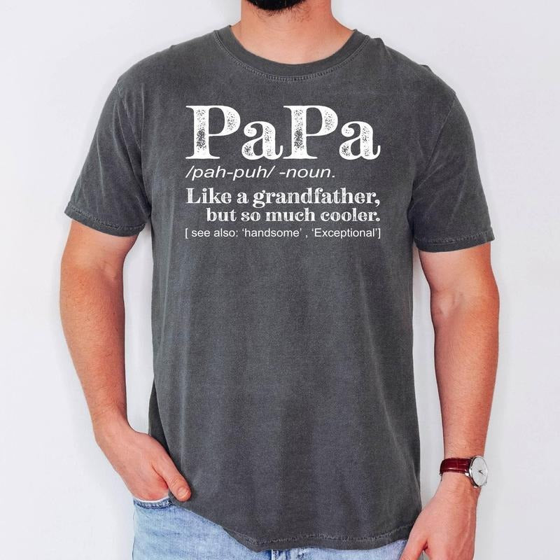 Papa Noun Shirt Papa Definition Shirt Funny Papa Shirt Dad Life Shirt Dad T-Shirts, Hoodie, Sweatshirt