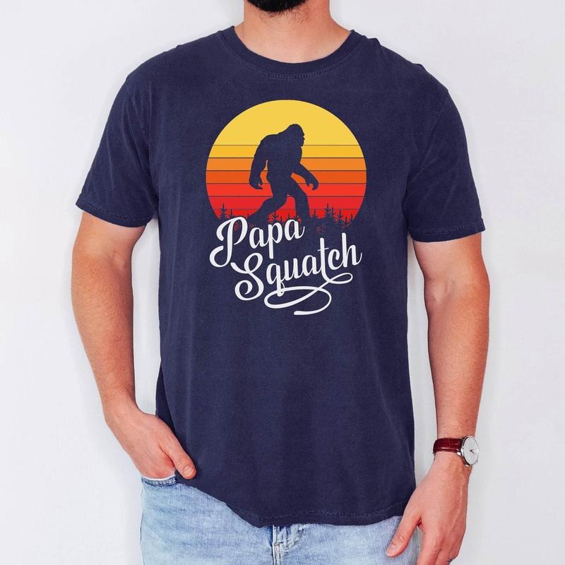 Papa Squatch Shirt ,Fathers Day Gift Tee, Papa Bigfoot Shirt, Papa Day Gift, Gifts for Dad Sasquatch Bigfoot, Bigfoot Dad...