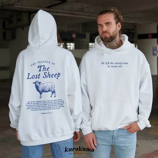 Parable Lost Sheep Bible Verse Faith Based Worship Gospel Minimalist Christian Catholic Religious T-Shirts, Hoodie, Sweatshirt