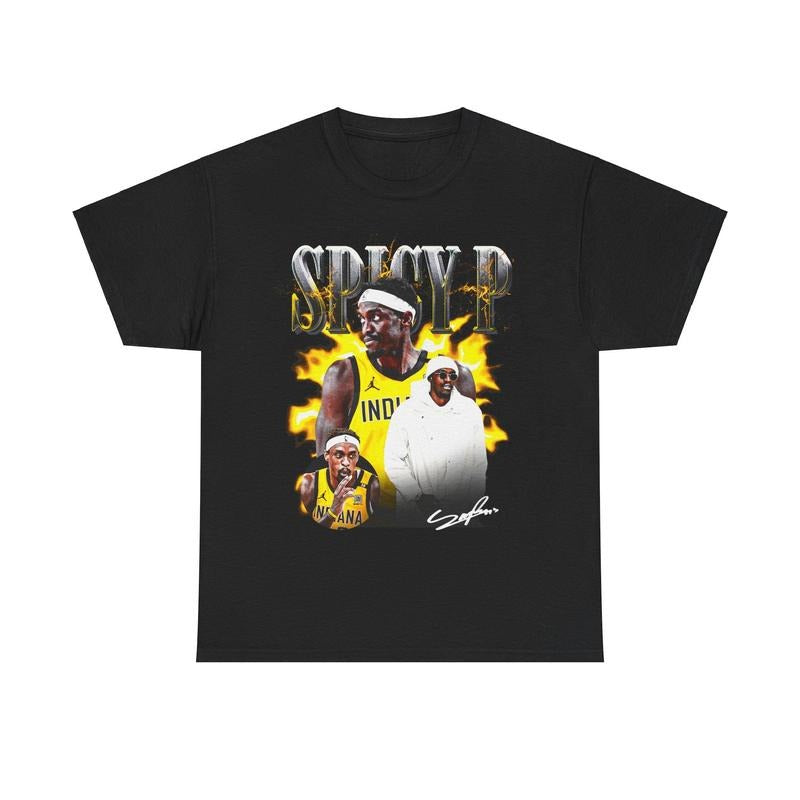 Pascal Siakam 'Spicy P' Graphic Tee, 100% Cotton Unisex T-Shirt, Gift For Fan Hoodie, Sweatshirt | HypeCrazeTee.com