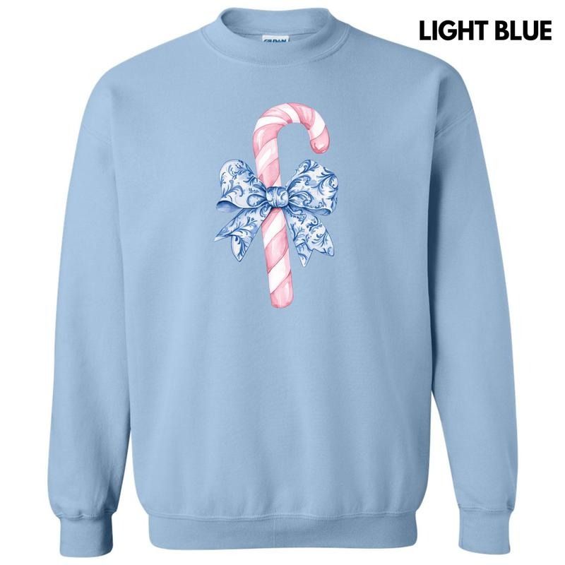 Pastel Candy Cane Sweatshirt 'NLB' T-Shirts, Hoodie | HypeCrazeTee.com