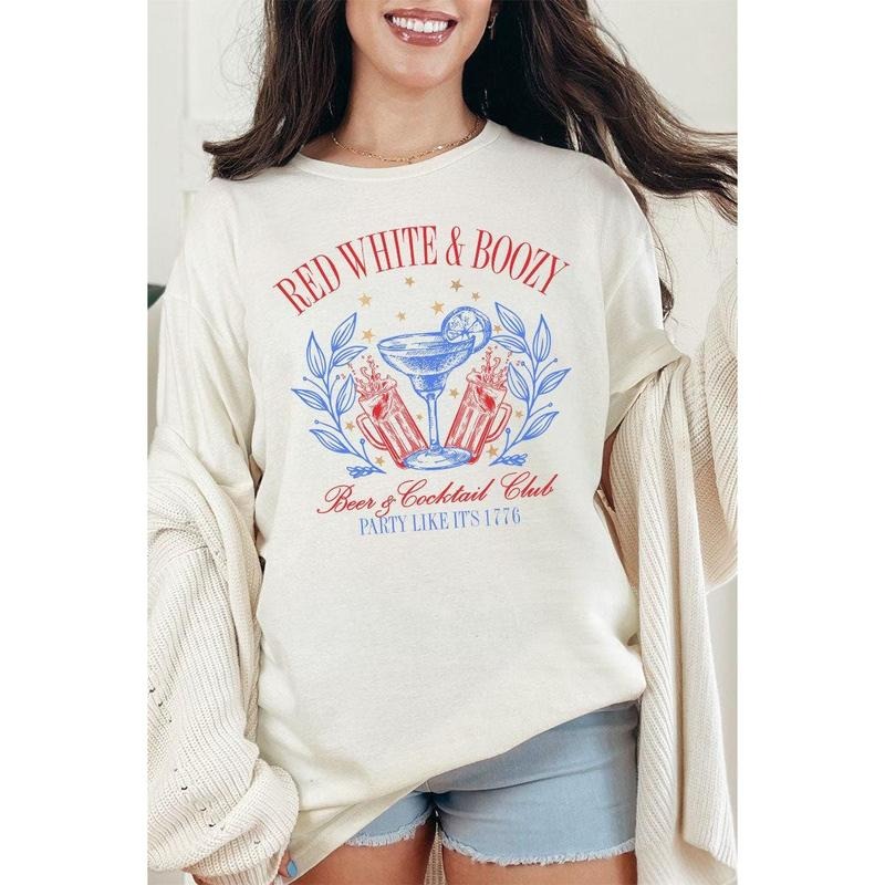 Patriotic Beer & Cocktail Club Softstyle Adult T-Shirt Hoodie, Sweatshirt | HypeCrazeTee.com