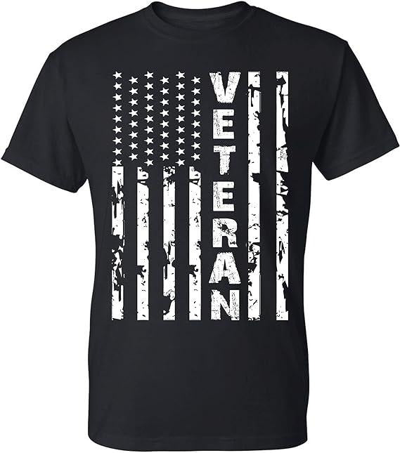 Patriotic Shirts For Men, Veteran Patriotic U.S Army American Flag Men's T-Shirt Menswear Casual Cotton Top Basic Hoodie,...
