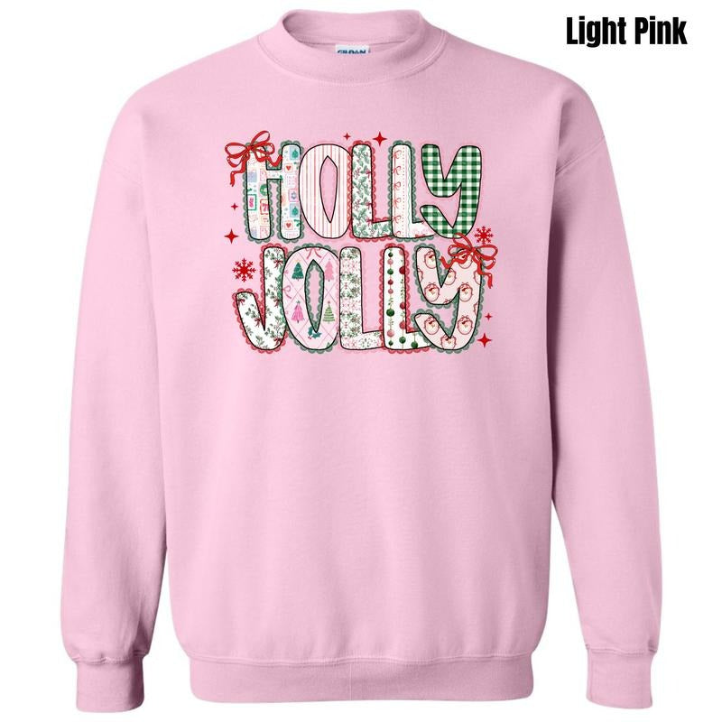 Pattern Holly Jolly Sweatshirt 'NLB' T-Shirts, Hoodie | HypeCrazeTee.com
