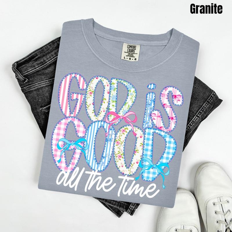 Patterns God Is Good Comfort Colors T-Shirt 'NLB' Hoodie, Sweatshirt | HypeCrazeTee.com