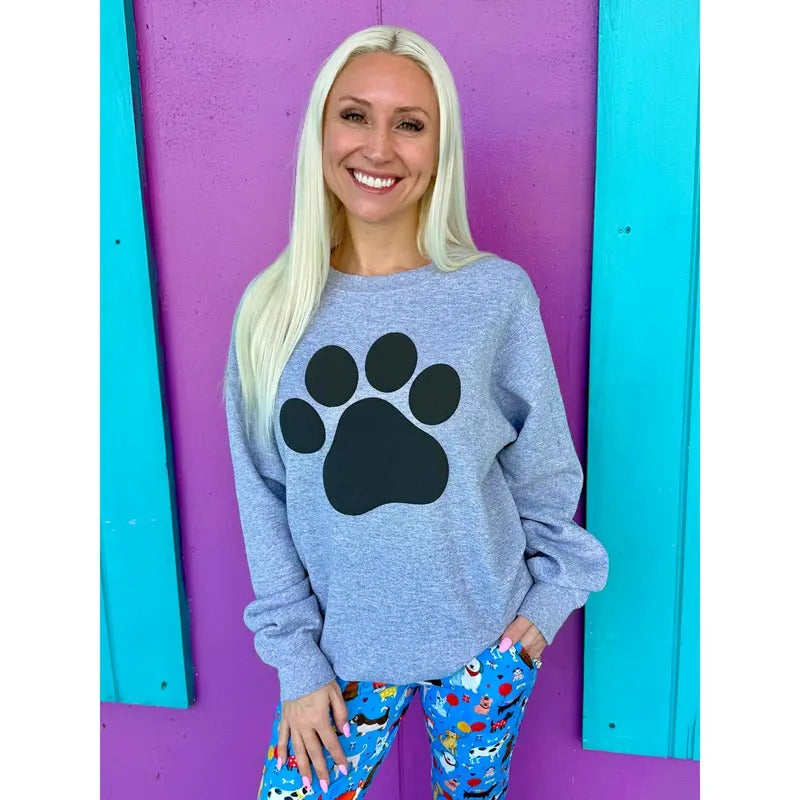 Paw Print Sweatshirt T-Shirts, Hoodie | HypeCrazeTee.com