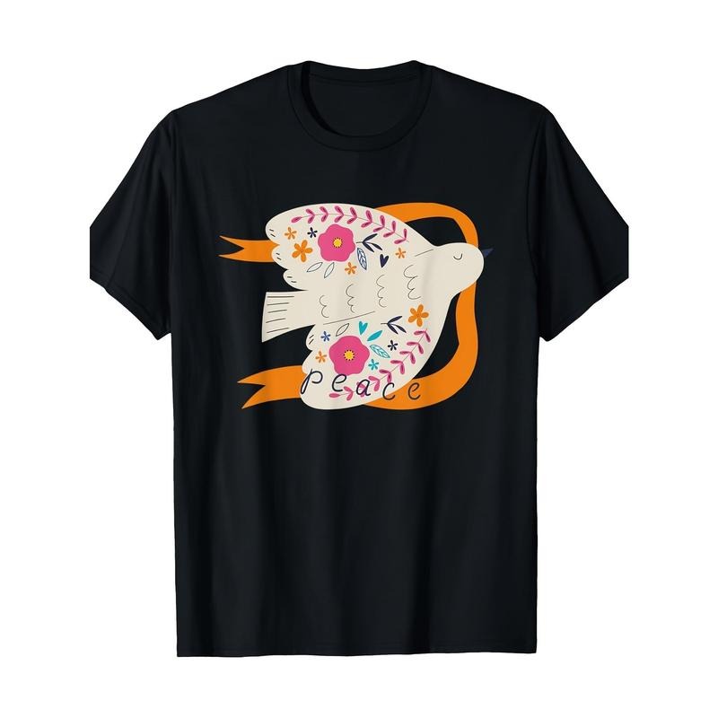 Peace Dove Graphic T-Shirt for Women