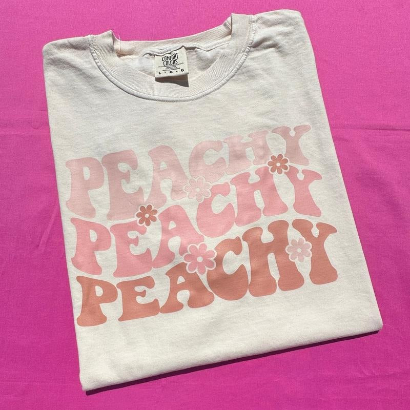 Peachy Peachy Peachy Comfort Colors T-Shirt 'NLB' Hoodie, Sweatshirt | HypeCrazeTee.com