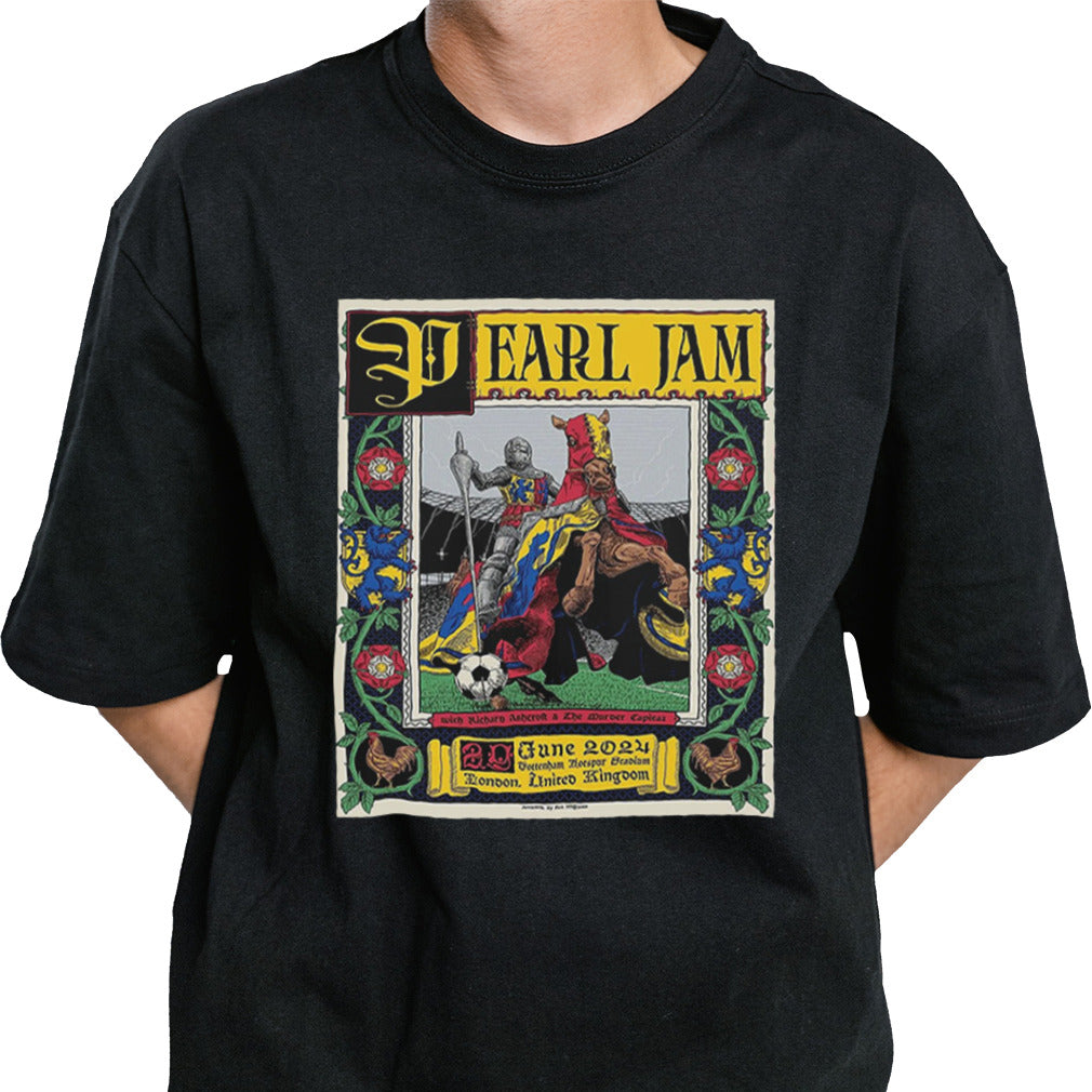 Pearl Jam Dark Matter Tour 2024 at Tottenham Hotspur Stadium London UK Show shirt