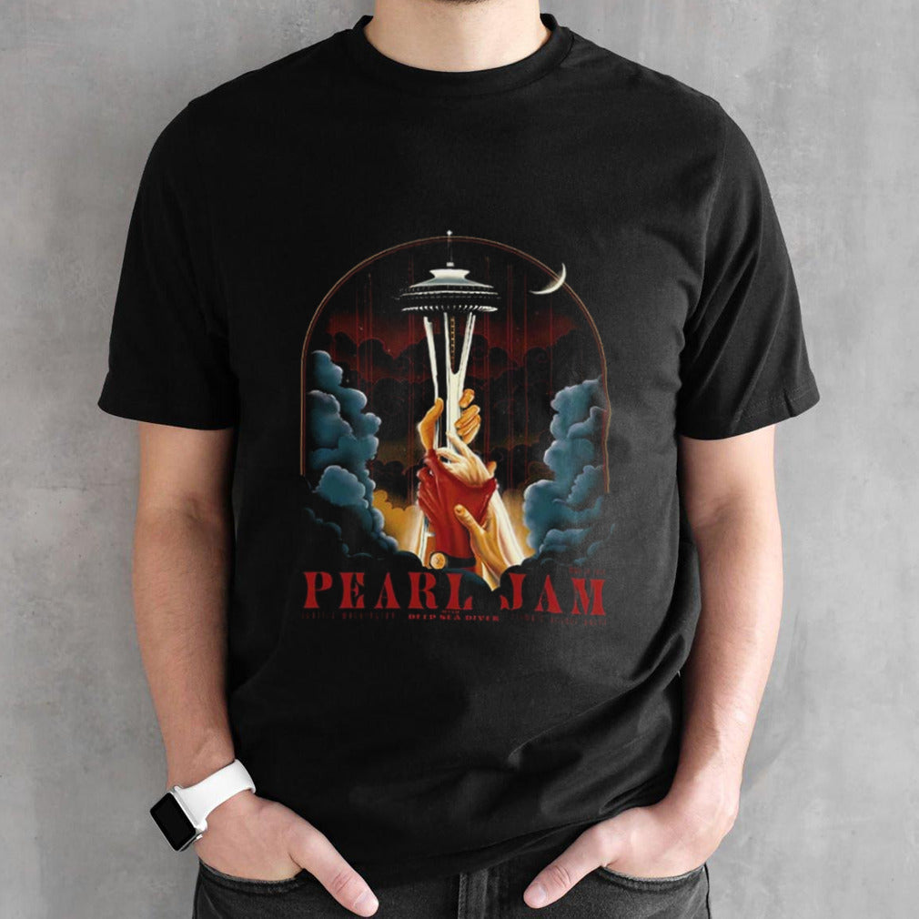 Pearl Jam Event 2024 At Seattle Washington On May 30 With Deep Sea Diver Art By Arian Buhler shirt