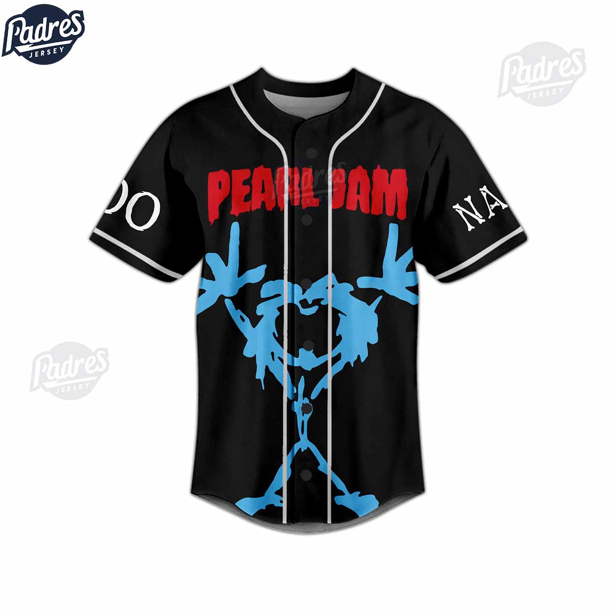 Pearl Jam I'm Still Alive Custom Baseball Jersey Style - Padres Jersey Oasis: Elevate Your Baseball Style Game