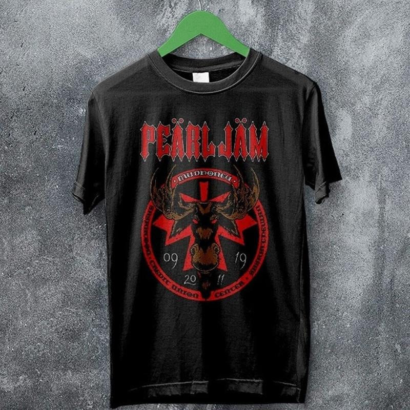 Pearl Jam Shirt 2011 Tour T Shirt Pearl Jam Merch Uniex Full Size Hoodie, Sweatshirt | HypeCrazeTee.com