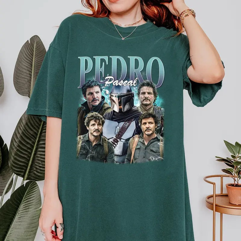 Pedro Pascal Pedro Vintage Woman Man T-Shirts, Hoodie, Sweatshirt