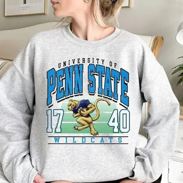 Penn State Mascot Sweatshirt, Retro Penn State Football Sweatshirt, Football Shirt Hoodie | HypeCrazeTee.com