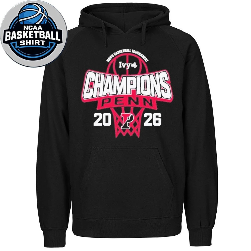 Pennsylvania Quakers Blue 84 2026 Ivy League Men’s Basketball Tournament Champions T-Shirt