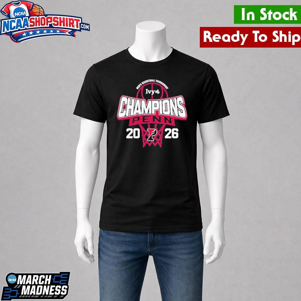 Pennsylvania Quakers Men’s Basketball Ivy League Tournament Champions Shirt