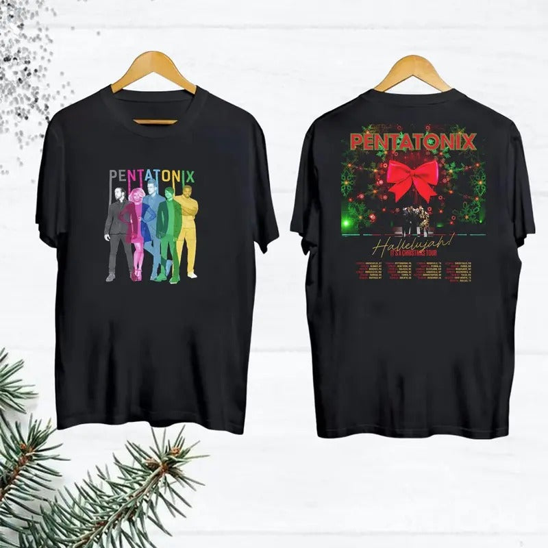 Pentatonix Hallelujah It's Christmas Tour 2024 Shirt, Christmas Shirt, Fan Gift, Pentatonix Tee Hoodie, Sweatshirt