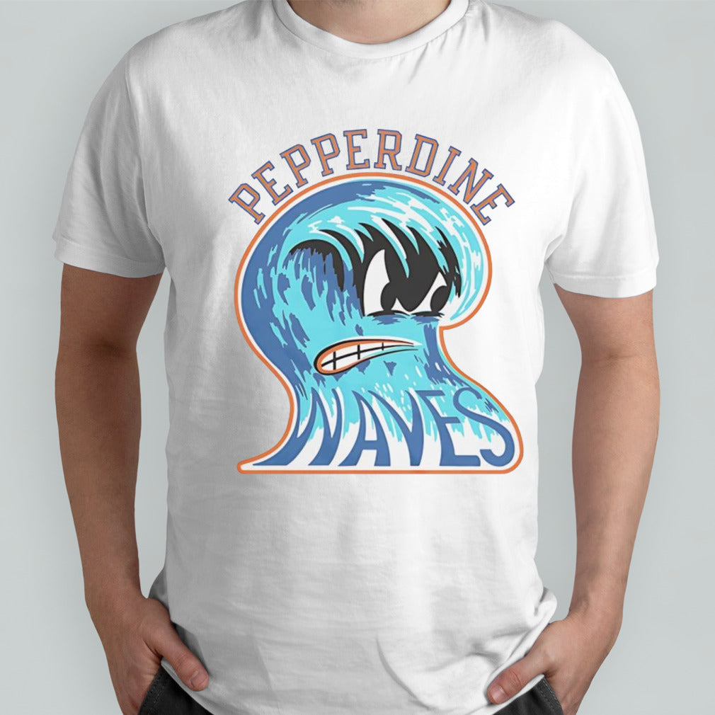 Pepperdine waves vintage angry wave shirt