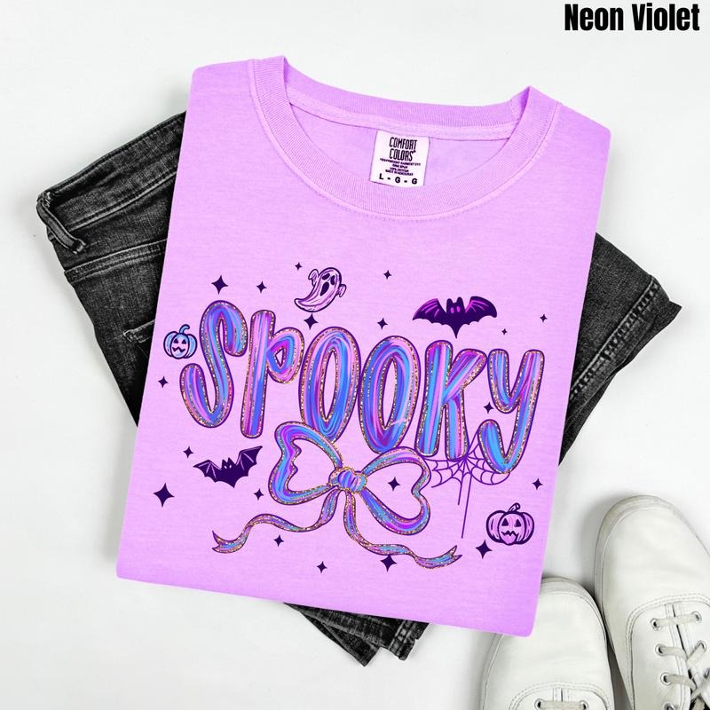 Perfectly Purple Spooky Comfort Colors T-Shirt 'NLB' Hoodie, Sweatshirt | HypeCrazeTee.com