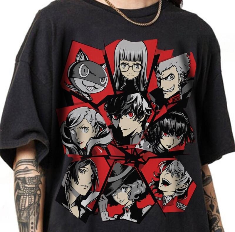 Persona 5 Characters Game T Shirt, Take Your Heart T Shirt, Anime T Shirt Hoodie, Sweatshirt | HypeCrazeTee.com