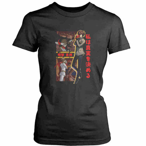 Persona 5 Anime Gamer Womens T-Shirt Tee