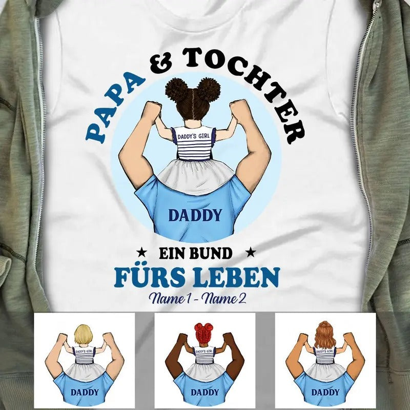 Personalized  Daddy And Daughter Papa &amp; Tochter German T Shirt AP174 73O58 Hoodie, Sweatshirt | HypeCrazeTee.com