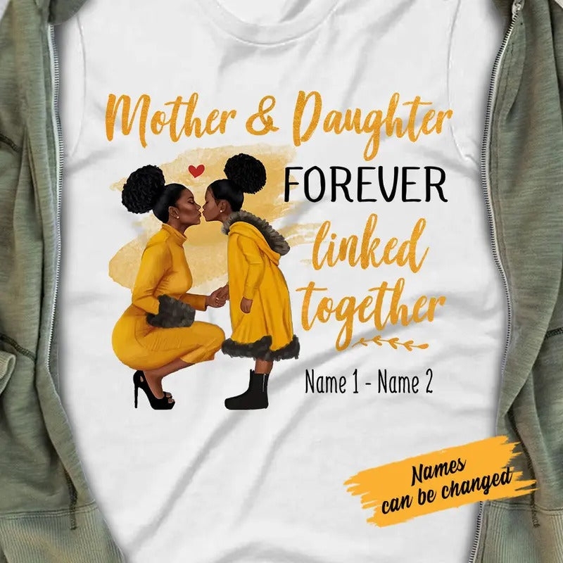 Personalized  Mom Mother And Daughter T Shirt Hoodie, Sweatshirt | HypeCrazeTee.com