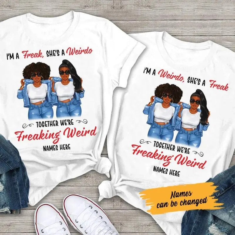 Personalized BWA Friends Couple T Shirt SB141 65O58 Hoodie, Sweatshirt | HypeCrazeTee.com