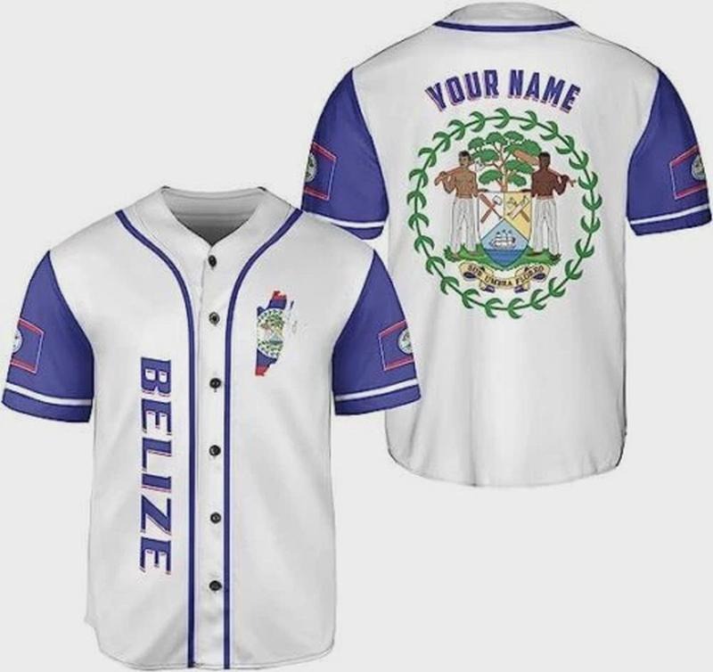 Personalized Belize 3D Baseball Jersey Shirt Halloween Gift Hoodie, Sweatshirt | HypeCrazeTee.com