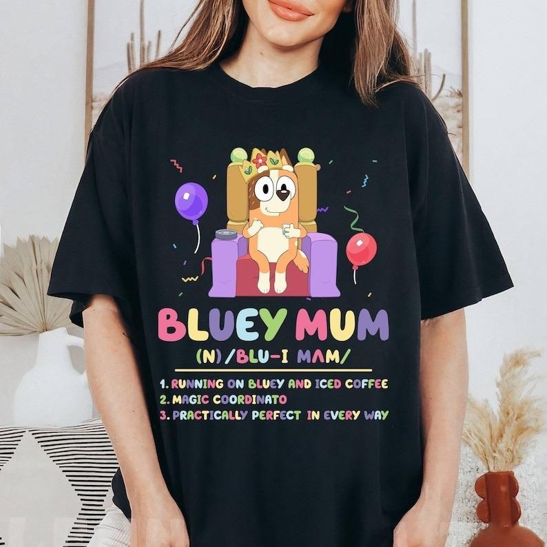 Personalized Bluey Mumlife Dadlife Shirt | Bluey Mom Shirt | Bluey Dad Shirt | Custom Bluey Shirt | Bandit and Chili Tee...