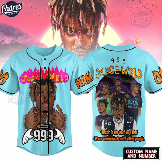 Personalized Juice Wrld Baseball Jersey - Padres Jersey Oasis: Elevate Your Baseball Style Game