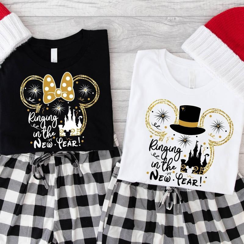 Personalized Magic Kingdom New Year 2026 Shirts, New Years Shirts, Magic Kingdom Couple Shirts, Happy New Year 2026 Magic...