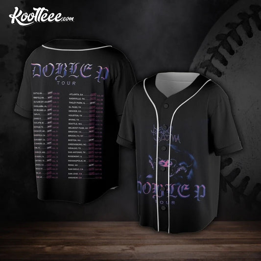 Peso Pluma Double P 2023 Tour Baseball Jersey