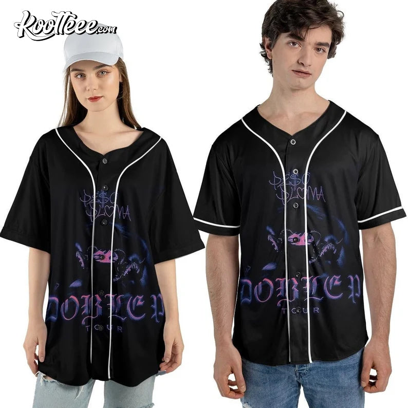 Peso Pluma Double P 2023 Tour Baseball Jersey