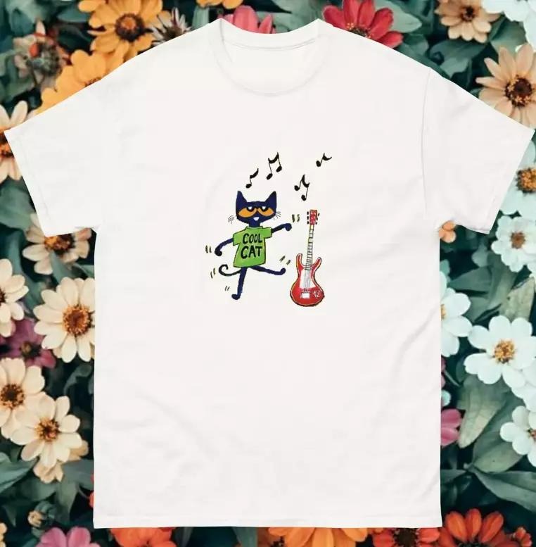 Pete the Cat Dancing Tee Shirt, Size S-3XL Hoodie, Sweatshirt | HypeCrazeTee.com