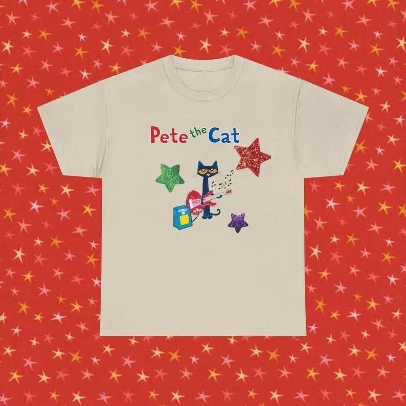 Pete the Cat Shirt - Childhood Memories Tee | Cute Cartoon Character Apparel Hoodie, Sweatshirt | HypeCrazeTee.com