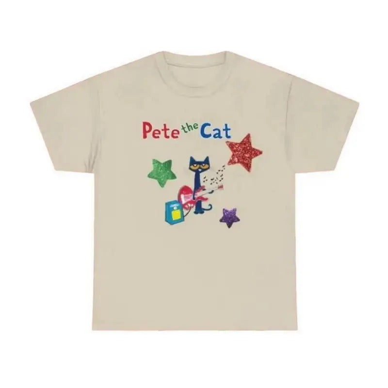Pete the Cat Shirt Gift, Memories Shirt Cute Cartoon Character Apparel shirt for Menswear Top Tshirt Crewneck Hoodie,...