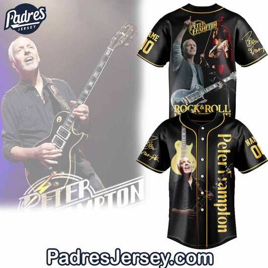 Peter Frampton Personalized Baseball Jersey Outfit - Padres Jersey Oasis: Elevate Your Baseball Style Game