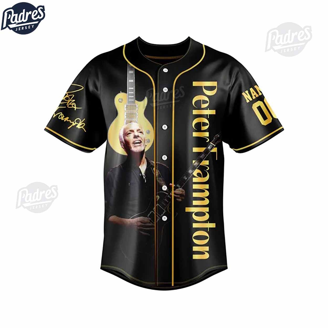 Peter Frampton Personalized Baseball Jersey Outfit - Padres Jersey Oasis: Elevate Your Baseball Style Game