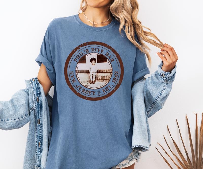 Phil's Dive Bar Comfort Colors tee Shirt  Casual Vintage Jersey Top Hoodie, Sweatshirt | HypeCrazeTee.com