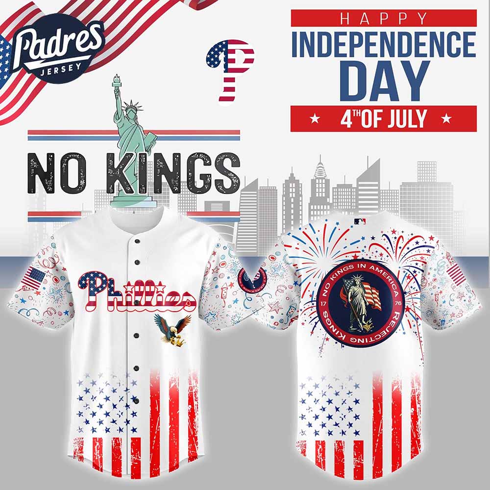 Philadelphia Phillies MLB X The 4th Of July X Military Custom Baseball Jersey - Padres Jersey Oasis: Elevate Your Baseball Style Game