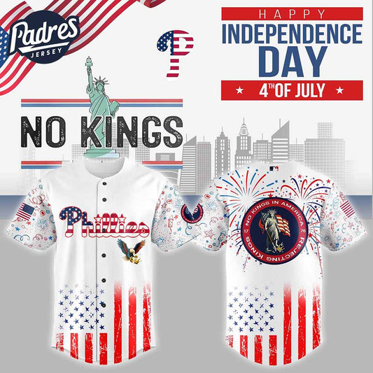 Philadelphia Phillies MLB X The 4th Of July X Military Custom Baseball Jersey - Padres Jersey Oasis: Elevate Your Baseball Style Game