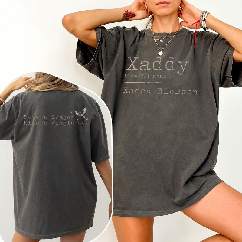 PhillipsAmy Xaddy Xaddy Shirt Xaden Riorson Xaden Fourth Wing Shirt Fourth Wing Iron Flame Rebecca Yarros T-Shirts, Hoodie, Sweatshirt