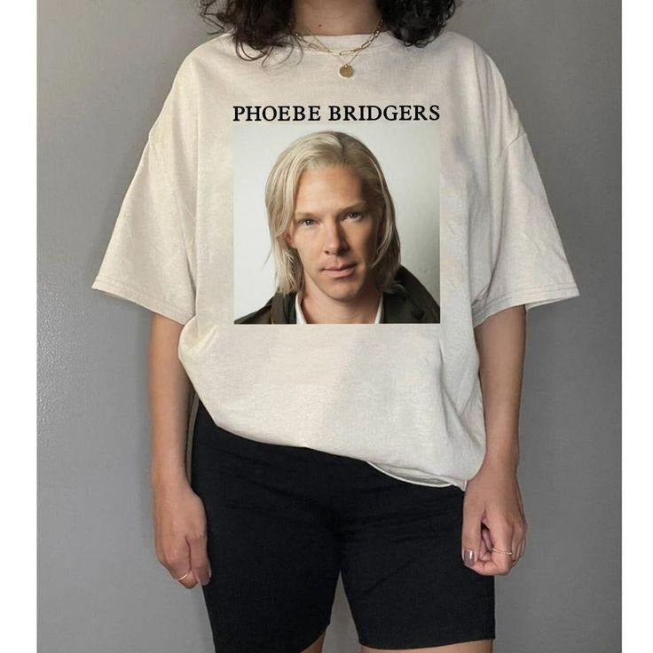 Phoebe Bridgers Benedict Cumberbatch T-Shirt, Music Fan Gift Tee Hoodie, Sweatshirt | HypeCrazeTee.com