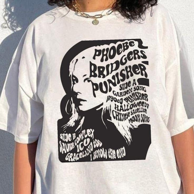 Phoebe Bridgers T-Shirt, Moon Song Graphic Album Fan Gift Tee Hoodie, Sweatshirt | HypeCrazeTee.com