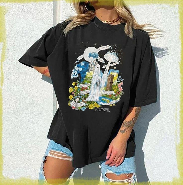 Phoebe Ghost Shirt, Phoebe Bridgers Shirt Hoodie, Sweatshirt | HypeCrazeTee.com