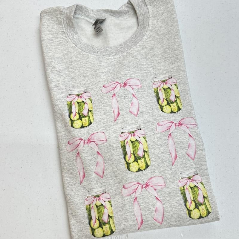 Pickle Coquette Gildan Sweatshirt T-Shirts, Hoodie | HypeCrazeTee.com